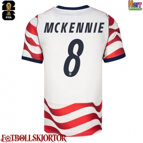 Förenta stater Weston McKennie #8 Hemmatröja VM 2026 Kortärmad
